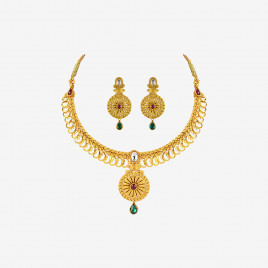 24-karat gold necklace